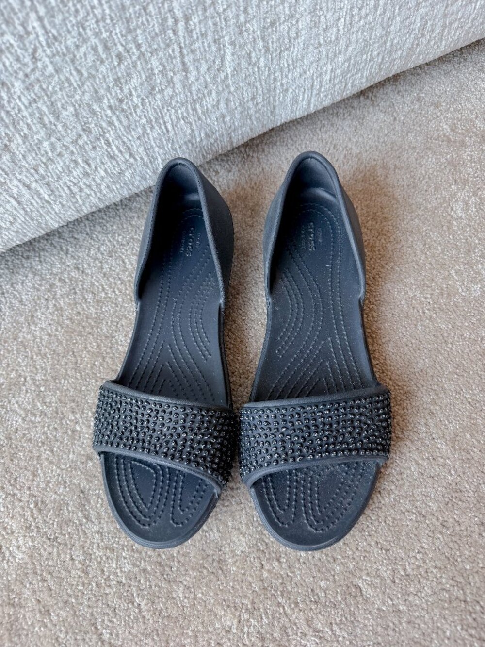 Crocs Lina D'orsay Embellished Sandal Slip on - Size 9W US
